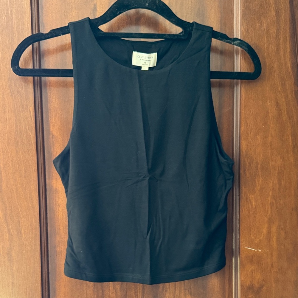 Gentle Fawn Black Crop Top